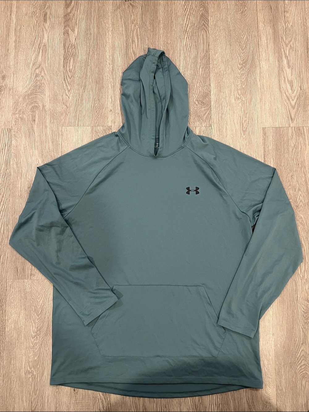 Under Armour Men's Teal Hooded Performance Pullover